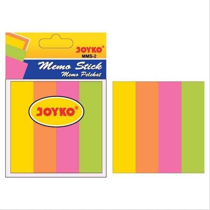 

Joyko MMS-2 Memo Stick / Note / Catatan Kecil / Pembatas Buku / Pengingat Catatan