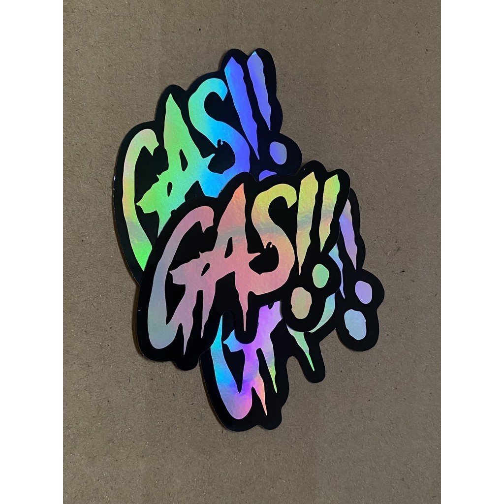

Sticker Hologram Aestetik keren GAS !! - STH20 - GAS !!