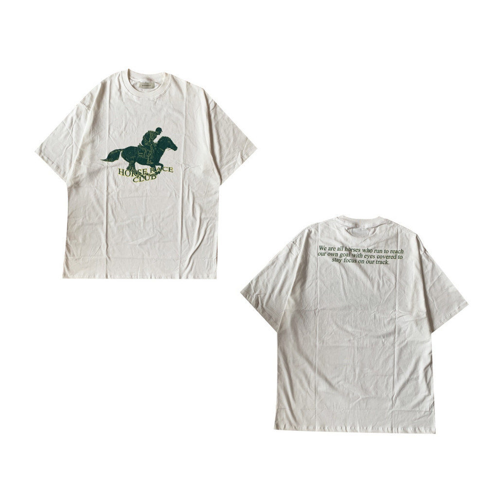 【HOT】 RUDEBASIC - Horse Club Oversized Tee