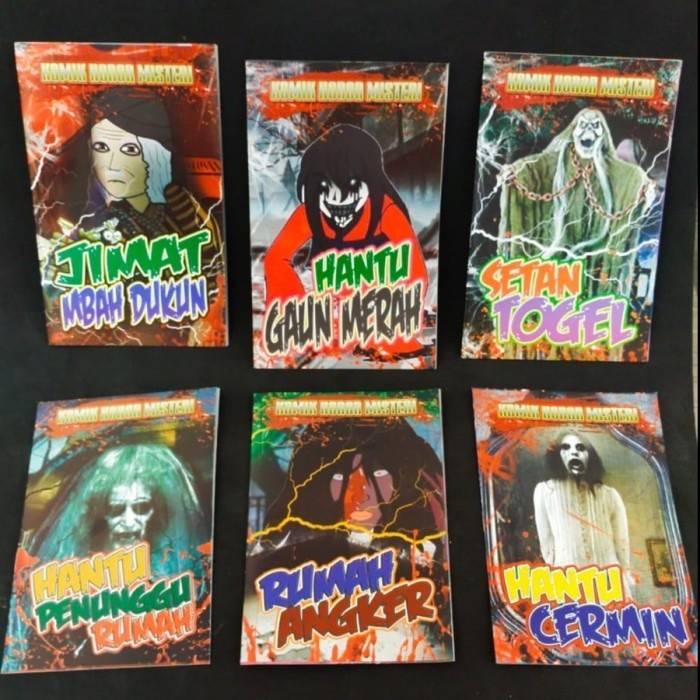 Komik Horor Buku Cerita Lucu Buku Anak - 5 pcs