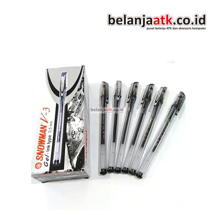 

Pulpen/Bolpen/Bolpoin Snowman V3 0.5 mm