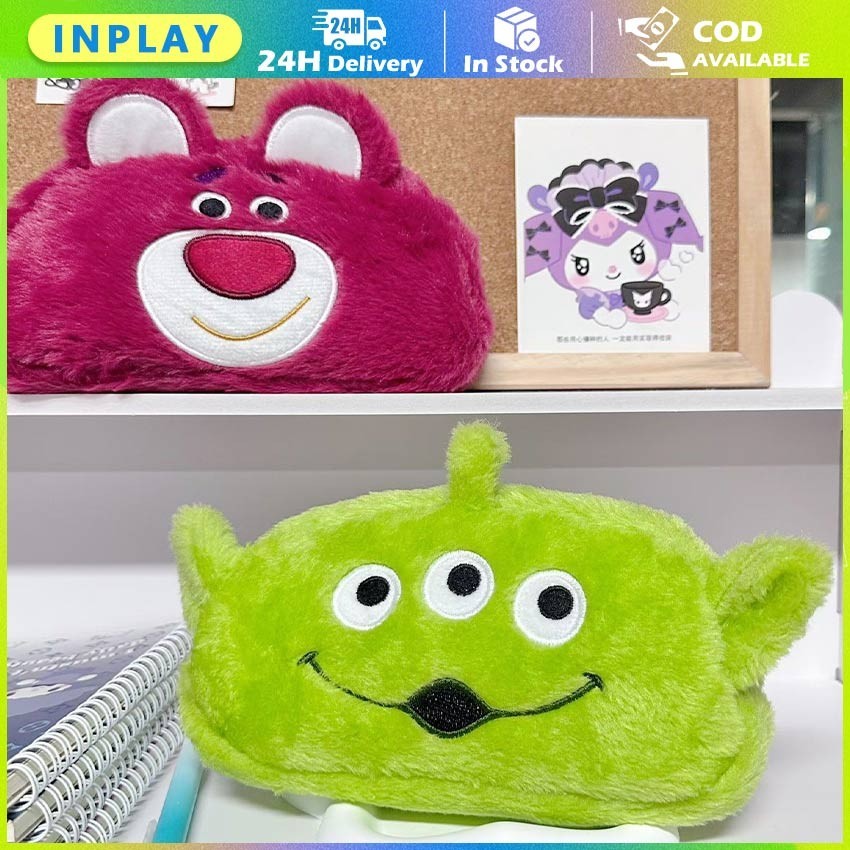 

Tempat Pensil Beruang Stroberi / Tempat Pensil Pensil Alat Tulis Pemegang Kartu Tiga Mata / Tempat Pensil Toy Story