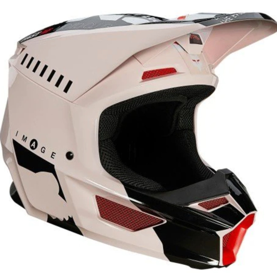 FOX Racing V1 ILLMATIK Helmet, ECE [PL Pink]