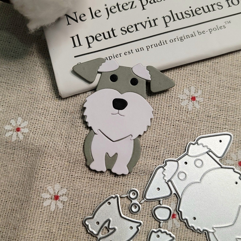 

Animal Dog Metal Cutting Dies Craft Puppy Die Cuts 2023 New for DIY Scrapbooking Paper Card DIY Greeting Card