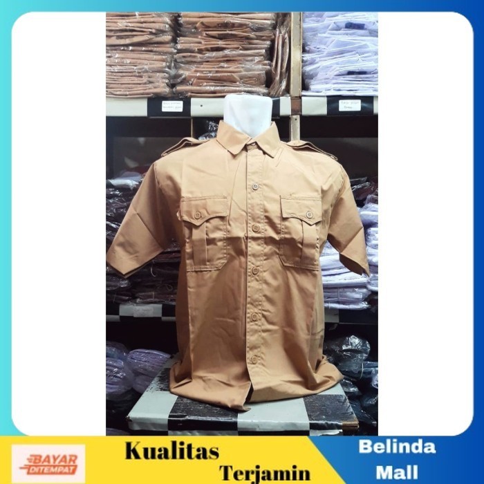 

⭐COD⭐ Baju Seragam Pramuka Penggalang Pendek Merek SERAGAM 9 TERLARIS