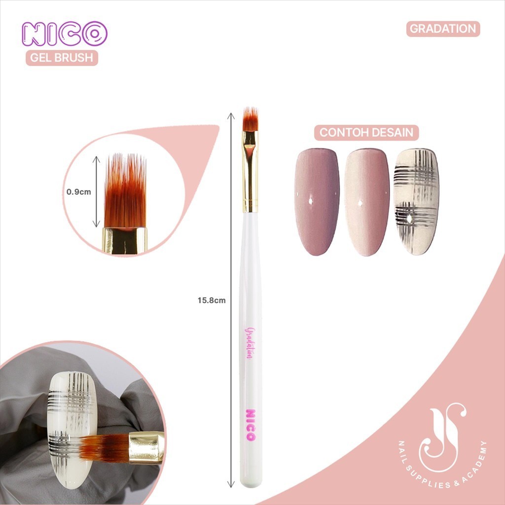 

NICO Brush Gradation / nail art / brush art