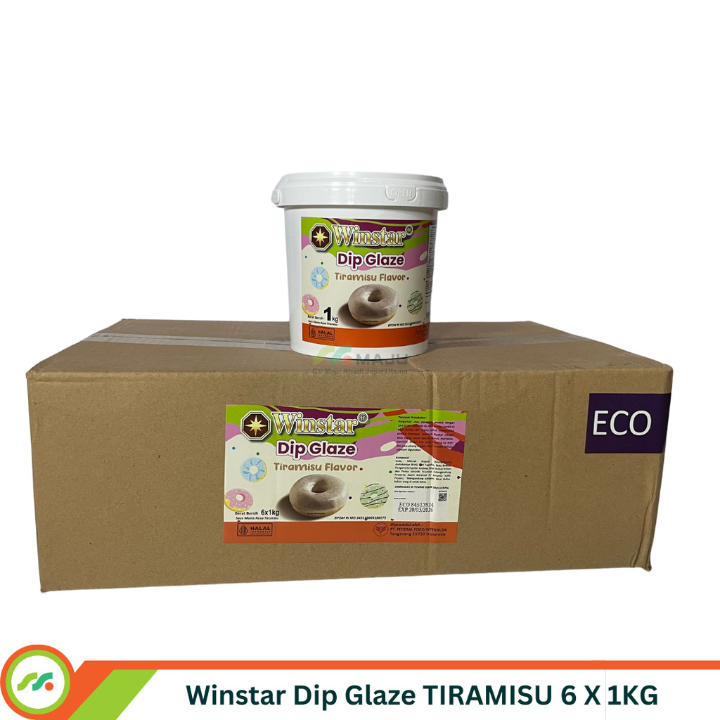 

WINSTAR DIP GLAZE TIRAMISU ECO 1KG PER DUS ISI 6 PAIL