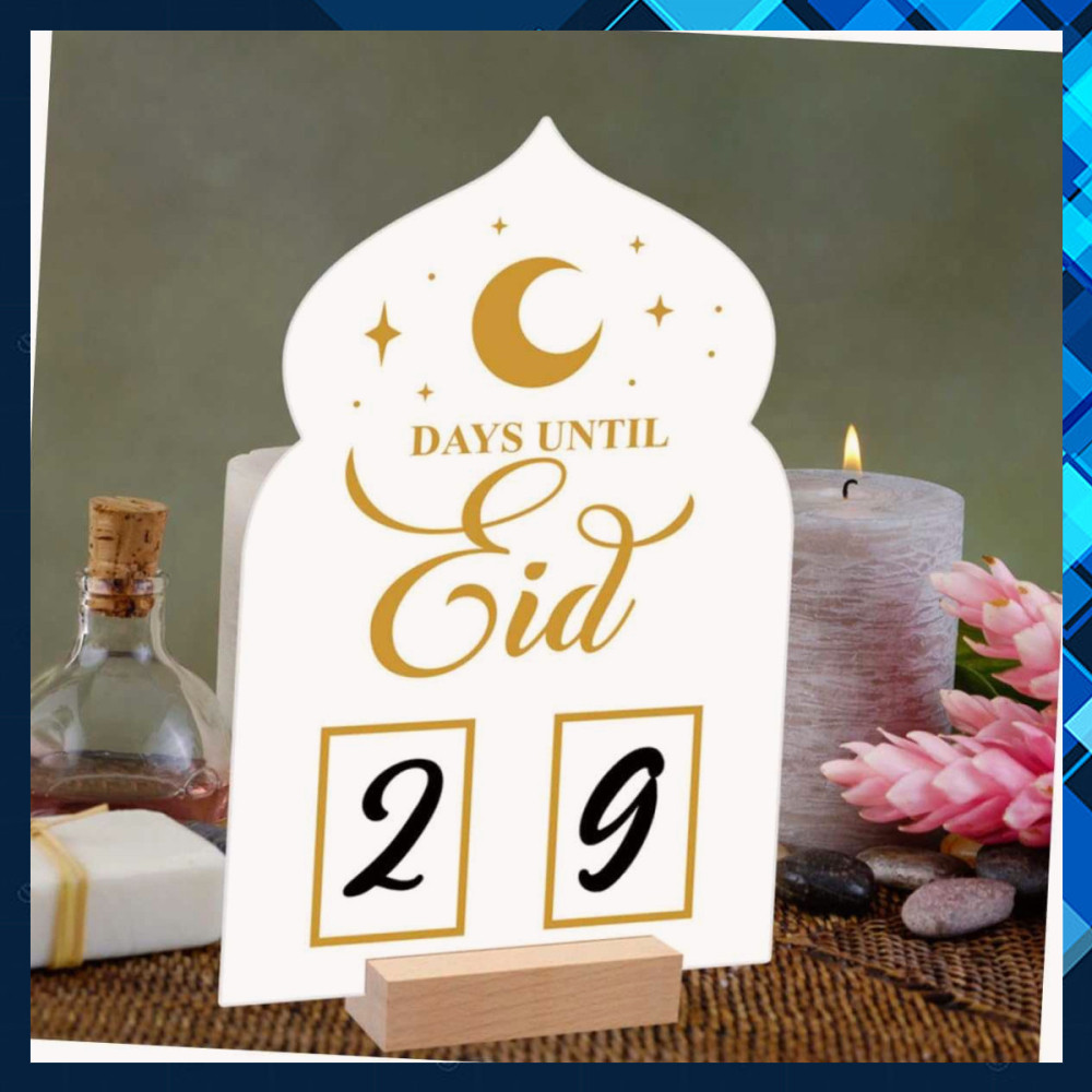 

Kalender Ramadhan Puasa Acrylic Ramadan Calendar Decoration - TK007
