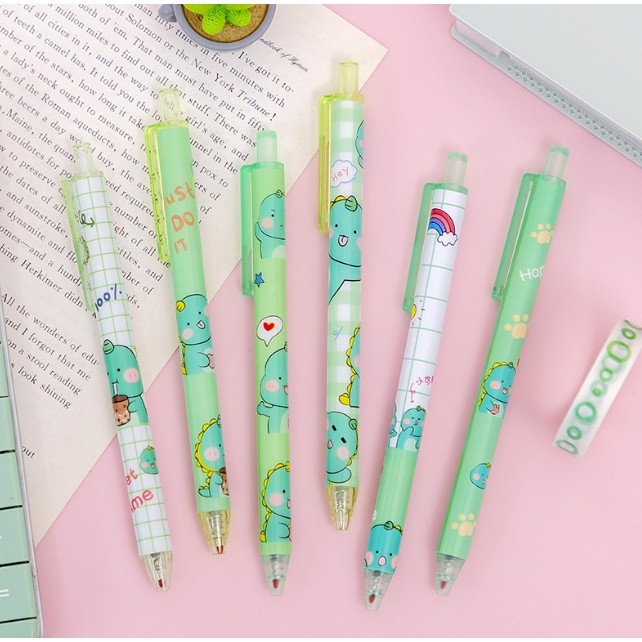 

Gemaz Store - Pulpen cetek karakter green dino