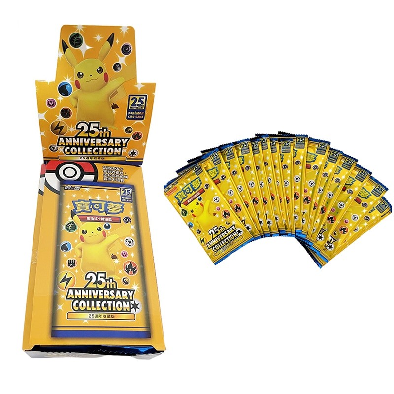 NEW - POKEMON CARD KARTU POKEMON 25TH ANNIVERSARY COLLECTION BOOSTER PACK