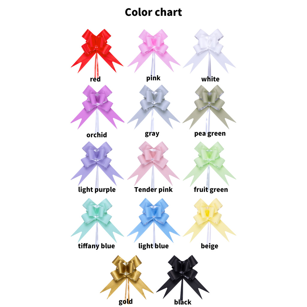 

(1pack) Pita Tarik Motif / Pita Serut ELEGANT isi 10pcs Dekorasi