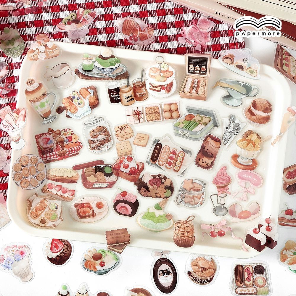 

40pcs/1lot Kawaii Stationery Stickers Dessert Cake Food Diary Planner Decorative Cute Stickers Scrapbooking DIY Craft