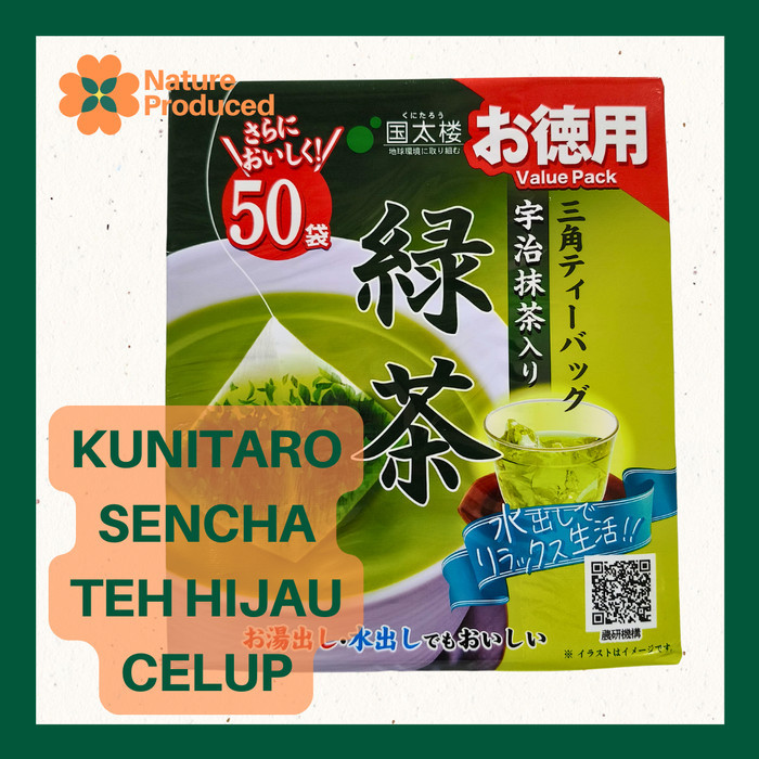

Kunitaro Secha Triangle Tea Bag Teh Hijau Teh Impor Jepang