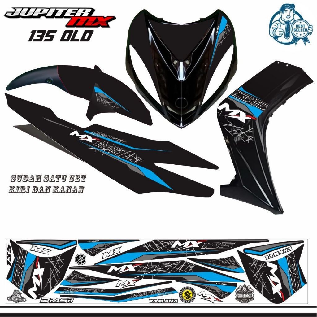 STIKER MOTOR YAMAHA JUPITER MX OLD stiker keren