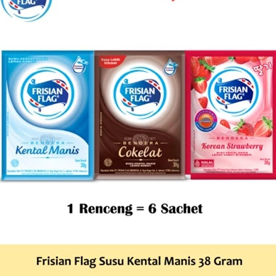 

BENDERA SUSU KENTAL MANIS SACHET (1 RENCENG ISI 6 PCS)