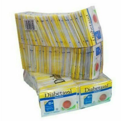 

Sweetener Diabetasol Sachet 200 Gula original (nol kalori) 1 pack - 2x100 Box