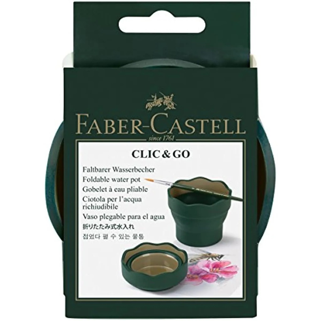 

Faber Castell Wash brush bucket Scalable Telescopic Art Wash Pen Cup Folding Bucket Water Cup Sketch Painting Art Supplies