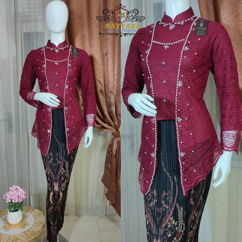 Termurah Busana Muslim Lebaran Wanita Modern Mewah / Kebaya Kutu baru  Kebaya Modern  Kebaya Tunik  