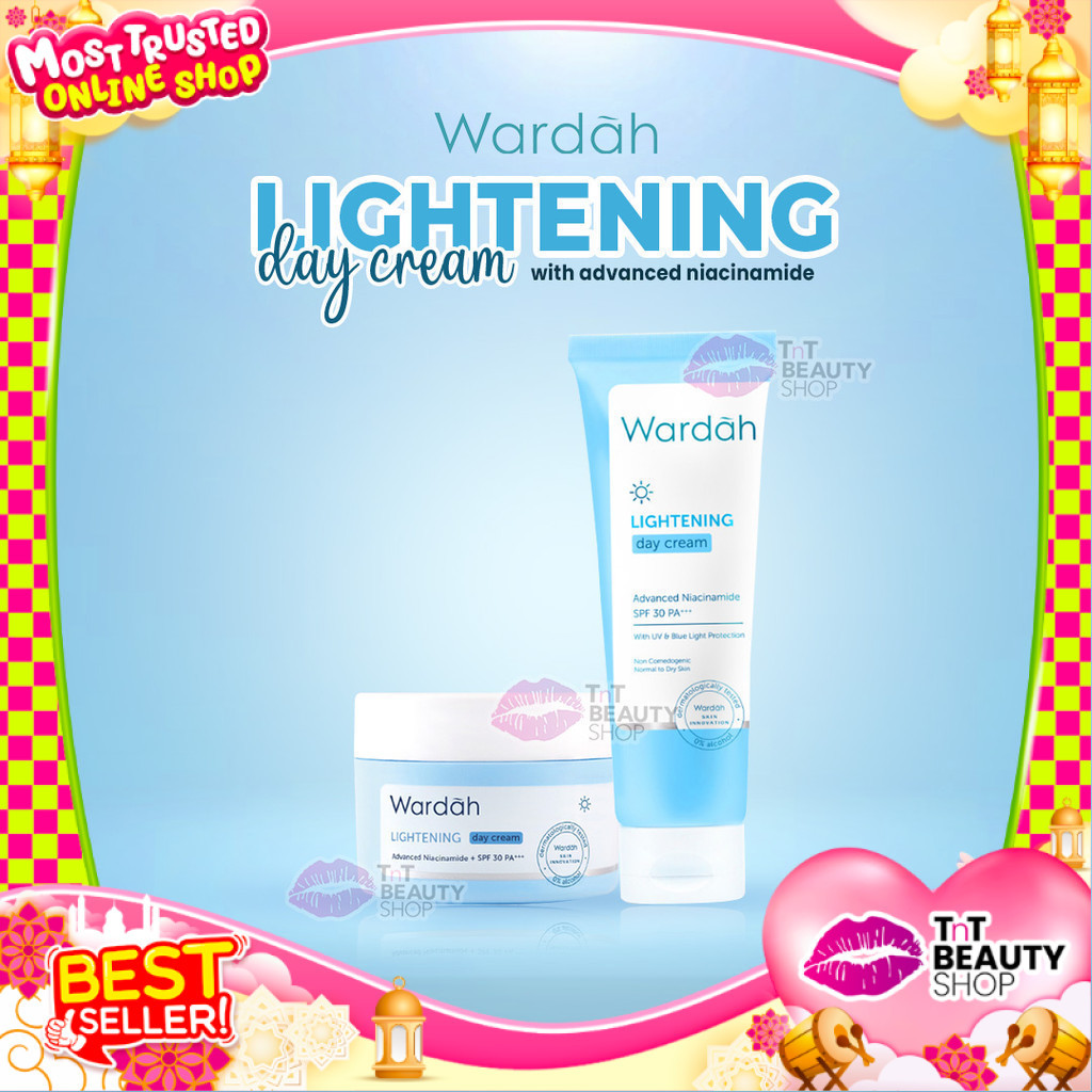 Wardah Lightening Day Cream Jar & Day Cream Tube | TnT Beauty Shop