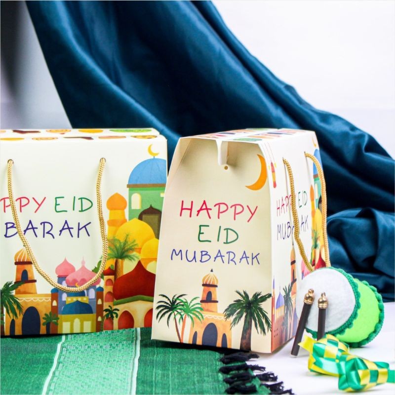 

(ISI 10 PCS) KOTAK HAMPERS LEBARAN 2024/BOX SOVENIR/ langsung proses