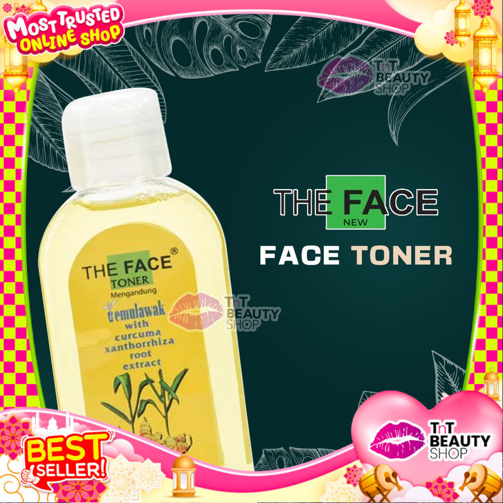 THE FACE Temulawak Toner 125ml - Toner Wajah Melembabkan & Mencerahkan  | TnT Beauty Shop