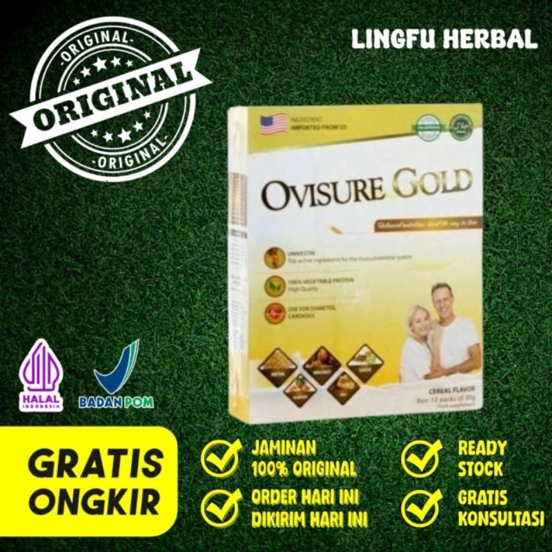

OVISURE GOLD SUSU OBAT VITAMIN TULANG DAN SENDI SYARAF KEJEPIT KERAM ORIGINAL AS