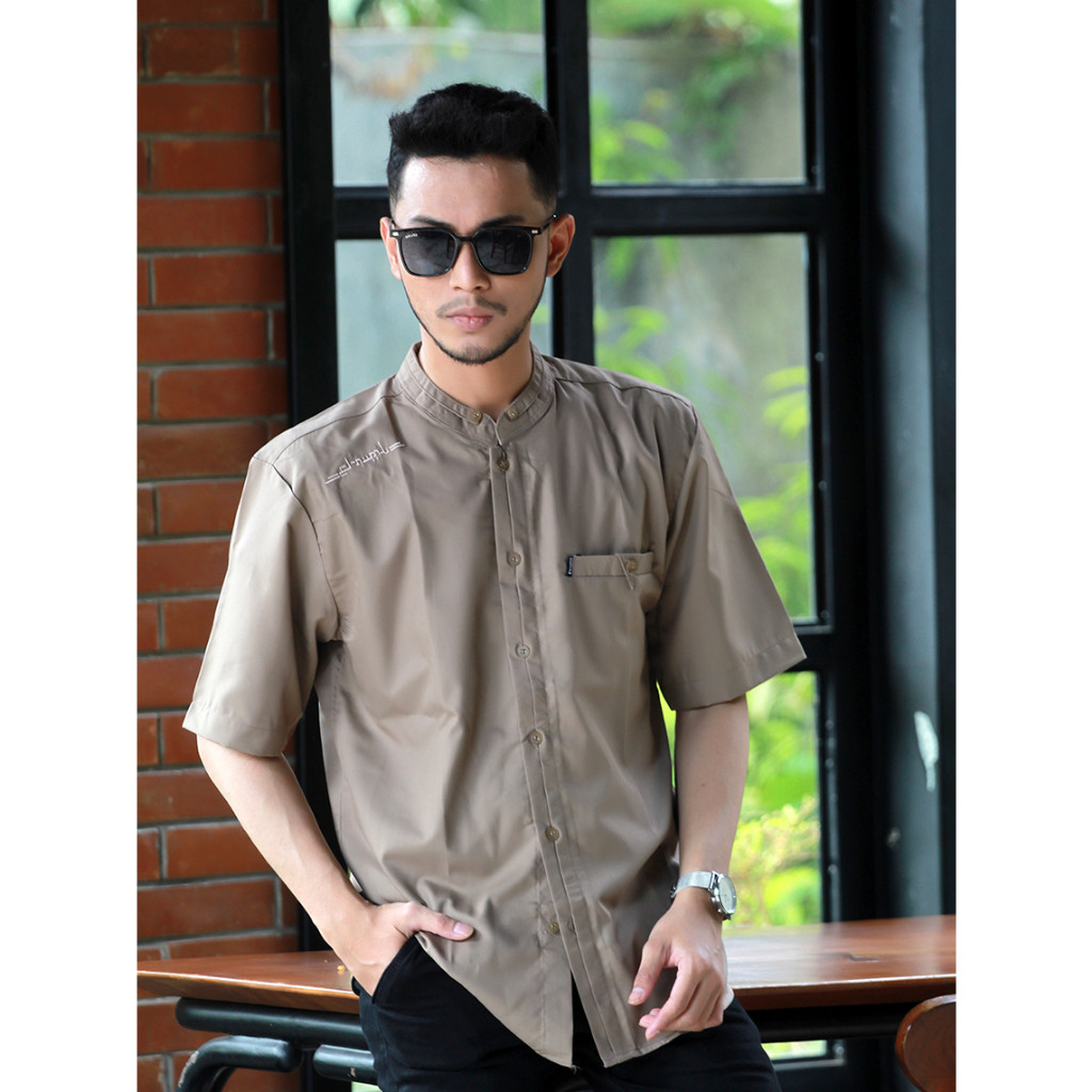 Baju Koko Pria Dewasa Lengan Pendek Antasena Elrumi