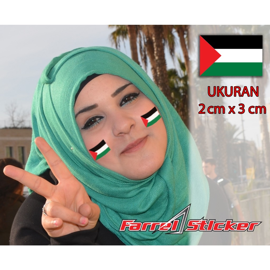 

Stiker Print Bendera Palestina Pipi Palestine