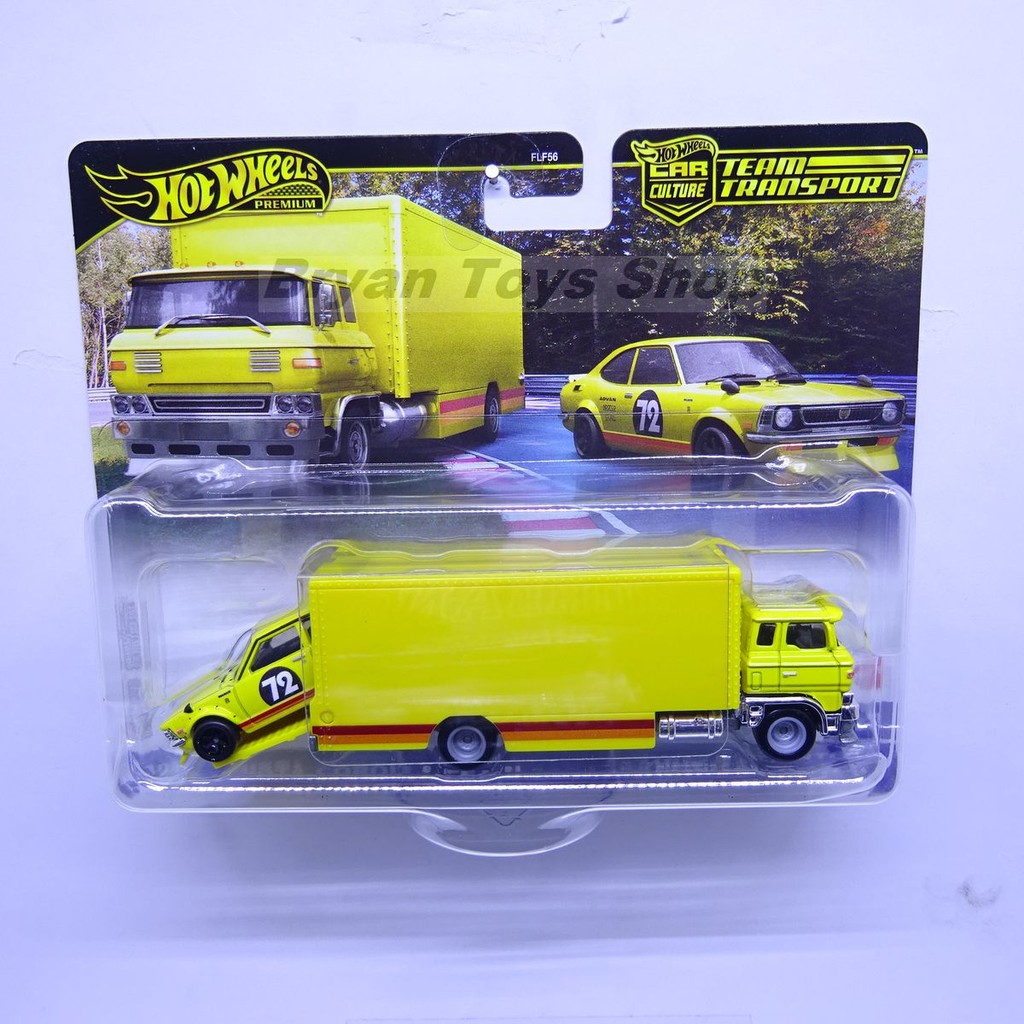 Hot Wheels Team Transport 1972 Corolla Levin Kuning Sakura Sprinter
