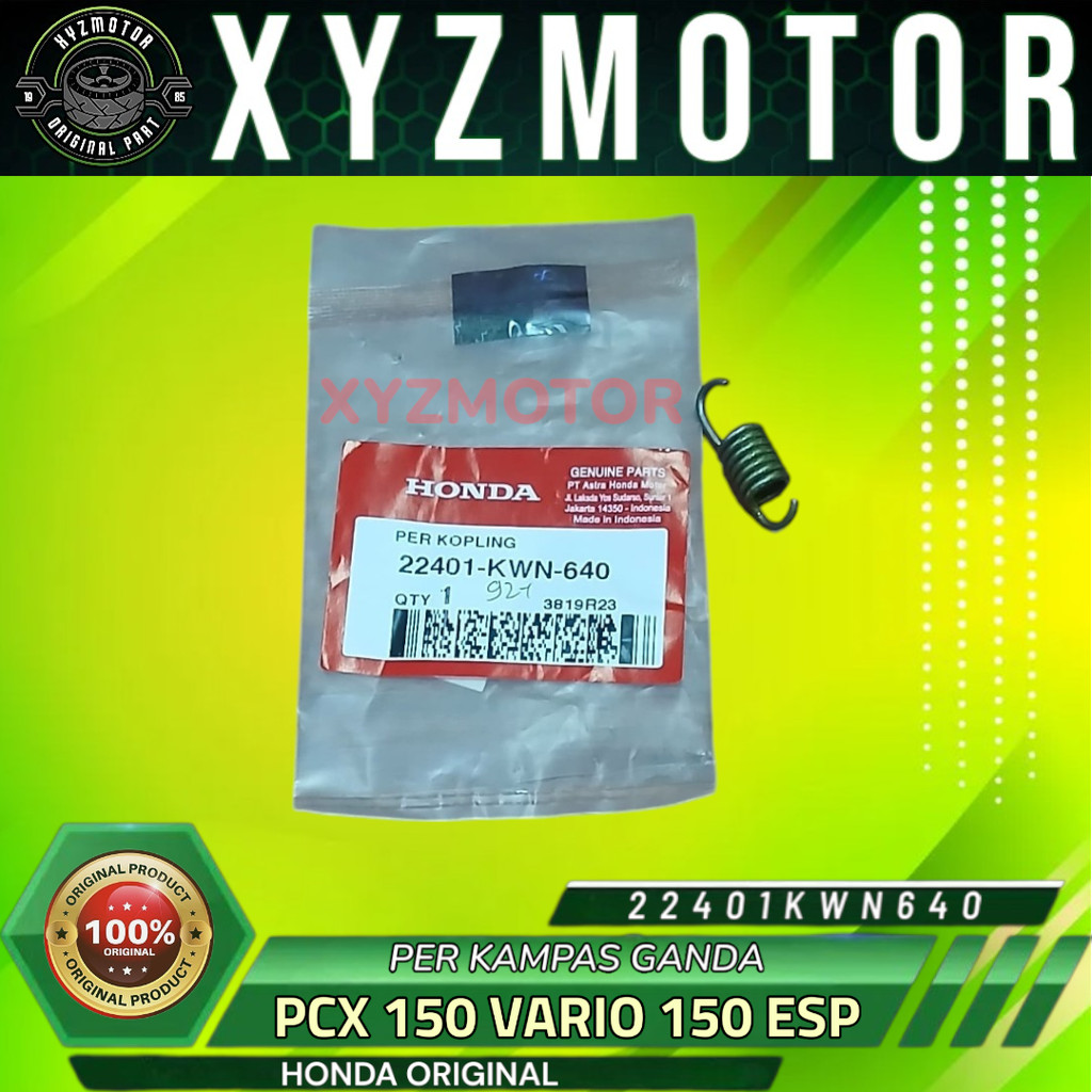 PER KAMPAS GANDA PCX 150 VARIO 150 ESP HONDA 22401-KWN-640 ORIGINAL