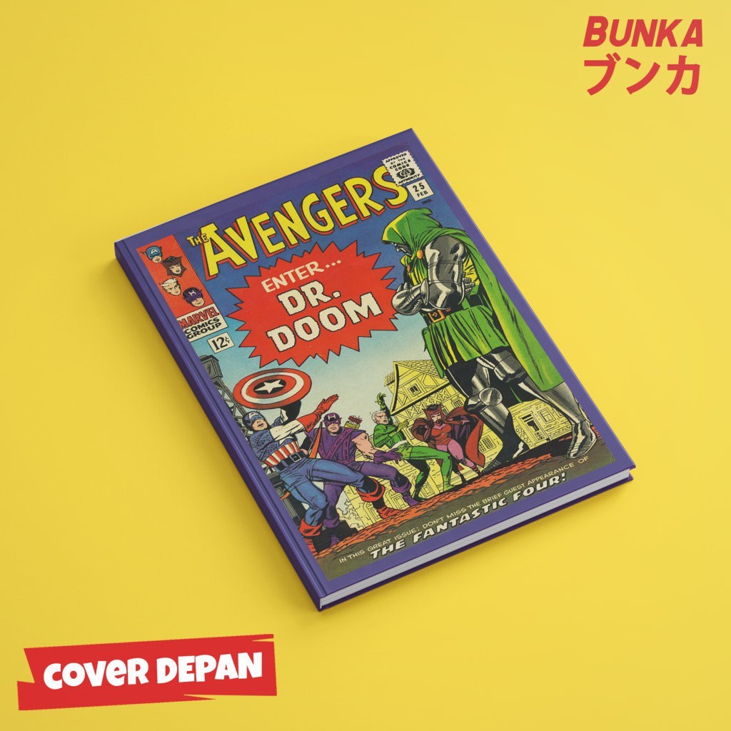 

Notebook Marvel Avengers Klasik Cover 05 Hardcover A5 Buku Tulis Catatan Note Agenda Planner