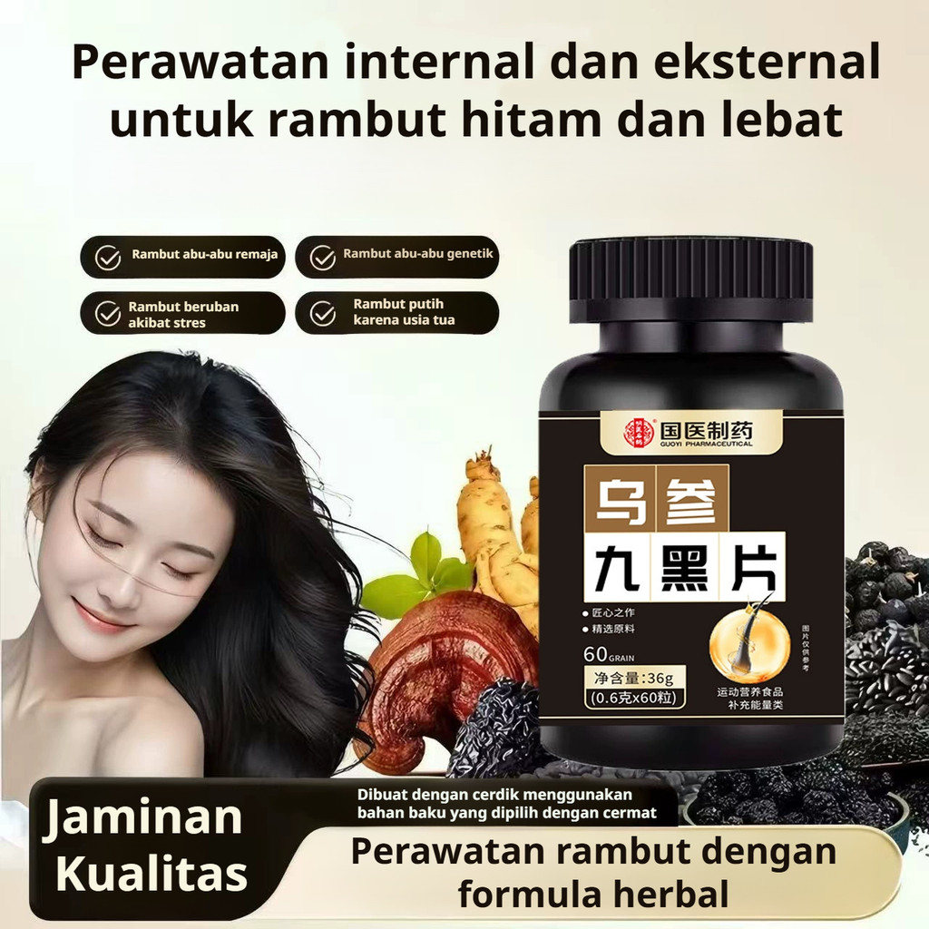 

【Kirim dalam 24 jam】Rambut putih berubah menjadi hitam/Permen Rambut Hitam