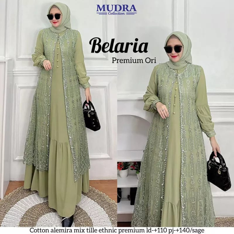 dg64wf BELARIA DRESS / DRESS MUSLIM / GAMIS MUSLIM BCB