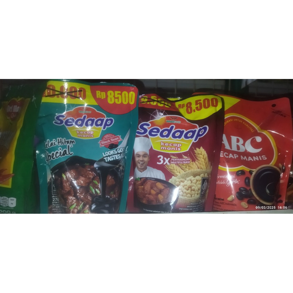 

Sedaap Kecap sedang kemasan refill
