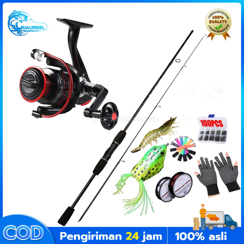 [Sixsexshopsecrets] Joran Pancing Set Dengan Bahan Serat Karbon1.65M/1.8M/2.1M/2.4M Reel Pancing Put