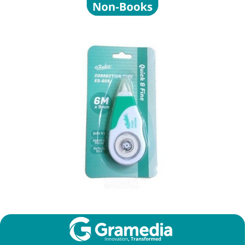 

[Gramedia Cijantung] Estudee Correction Tape Quick&Fine Es605