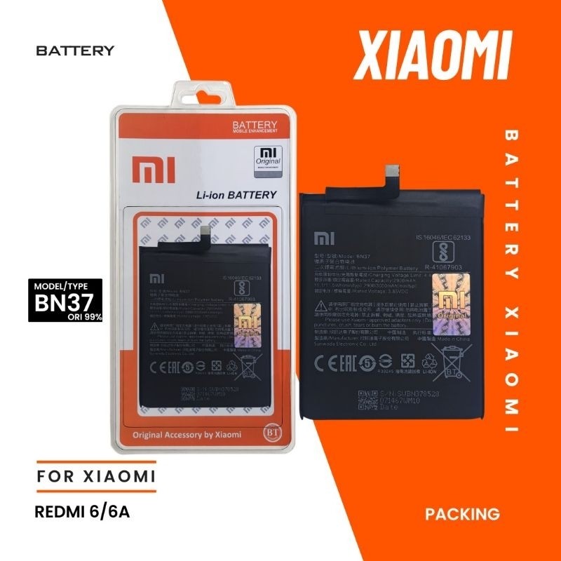 Baterai Batre Max Ori 100% Redmi 6A Redmi 6 - BN37