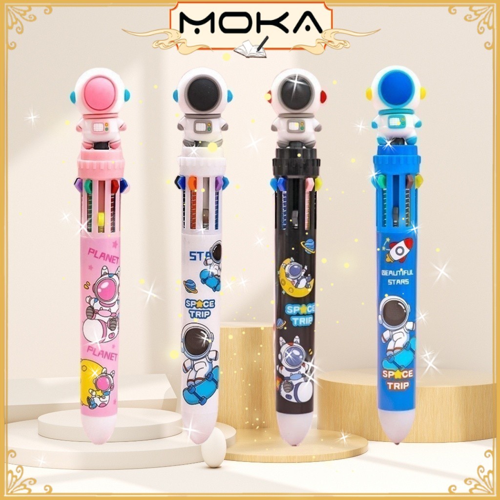 

MOKA PULPEN MEKANIK 10 WARNA TINTA KARAKTER ASTRONOT 3D / PULPEN 10 WARNA BONEKA ASTRONOT MKP61