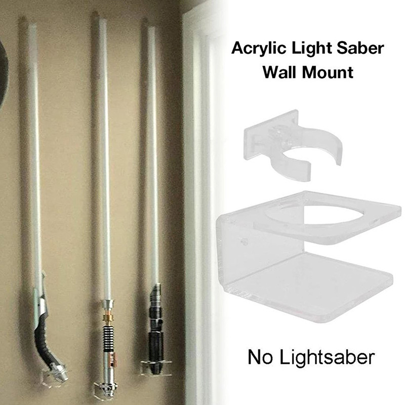

Universal Clear Acrylic Rack Lightsaber Display Wall Mount Light Saber Wall Rack Lightsaber Laser Sword Lig Stand