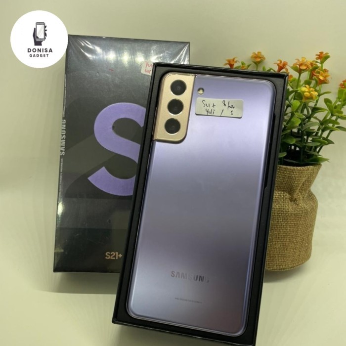Samsung Galaxy S21 Plus 8/256GB RESMI SEIN - SECOND FULLSET - WARNA Violet