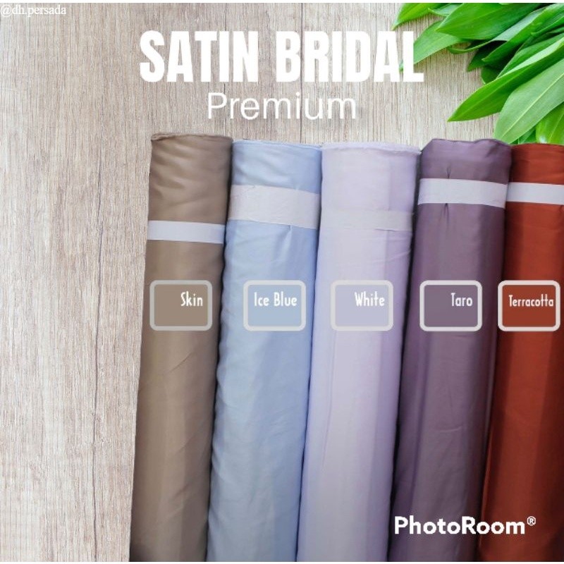 Kain Satin Bridal Premium Kain Furing Dalaman Kebaya