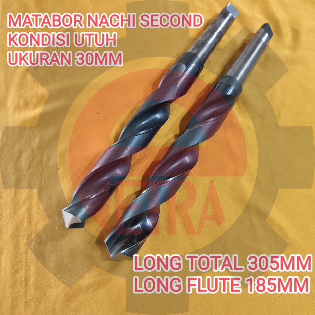 Mata Bor Nachi 30mm Taper Shank Cones Kones Bekas