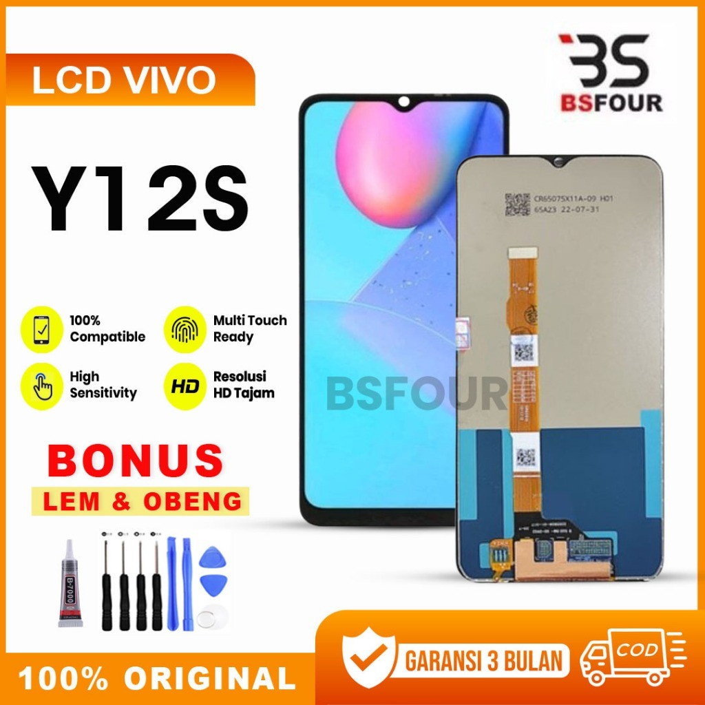 LCD VIVO Y12S FULLSET TOUCHSCREEN ORIGINAL