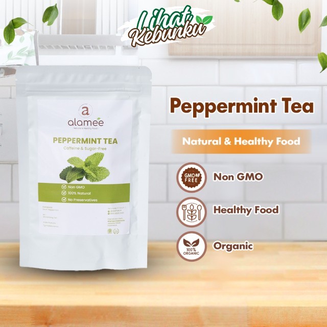 

ALAMEE Peppermint Tea Teh Daun Mint Minuman Herbal Tradisional Alami LIHAT KEBUNKU