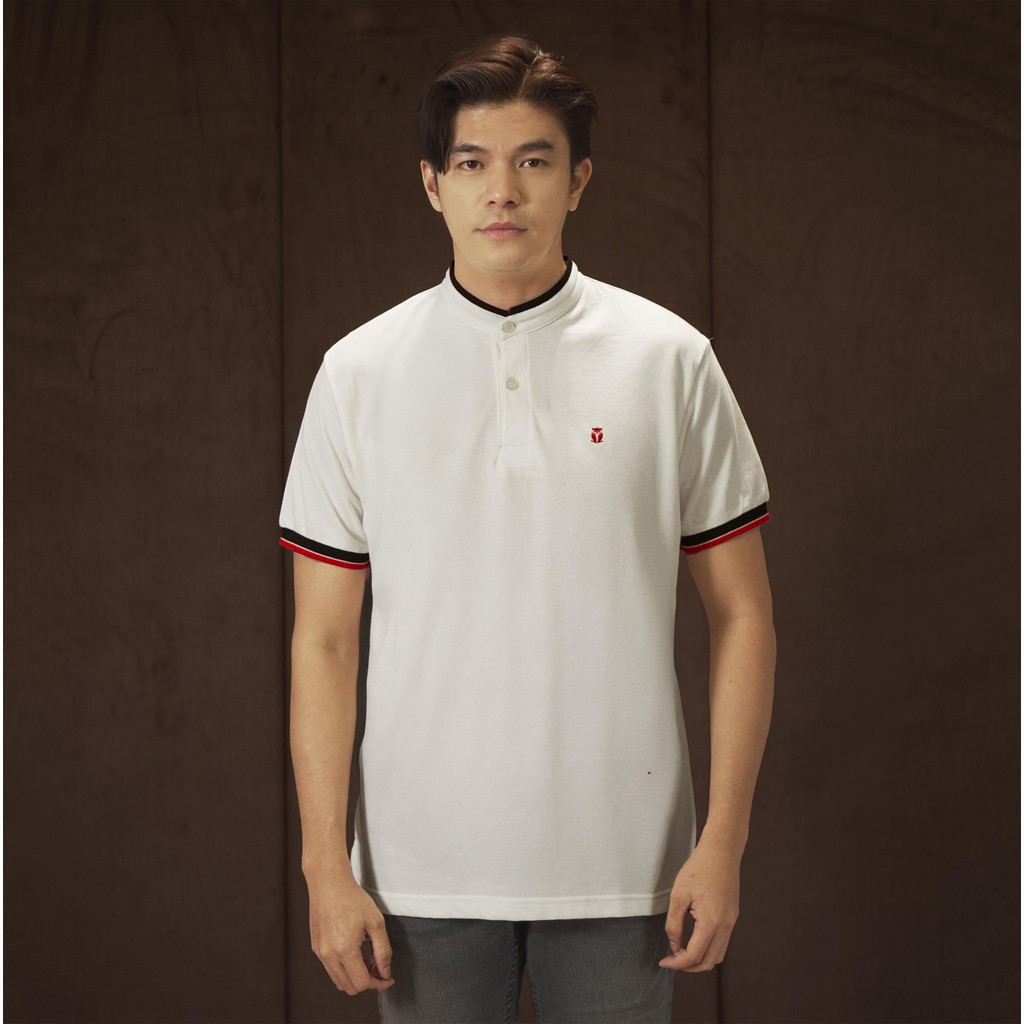 MATSUDA Toyooka OffWhite Baju Kaos Polo Shirt Pria Kerah Shanghai