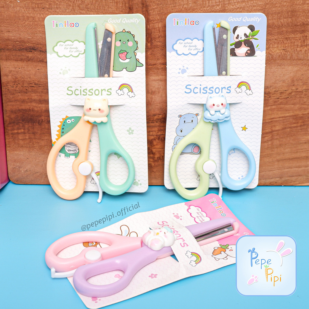 

Gunting Tin Hao Stainless Animal Scissors Kids Pemotong Kertas Alat Kerajianan Anak