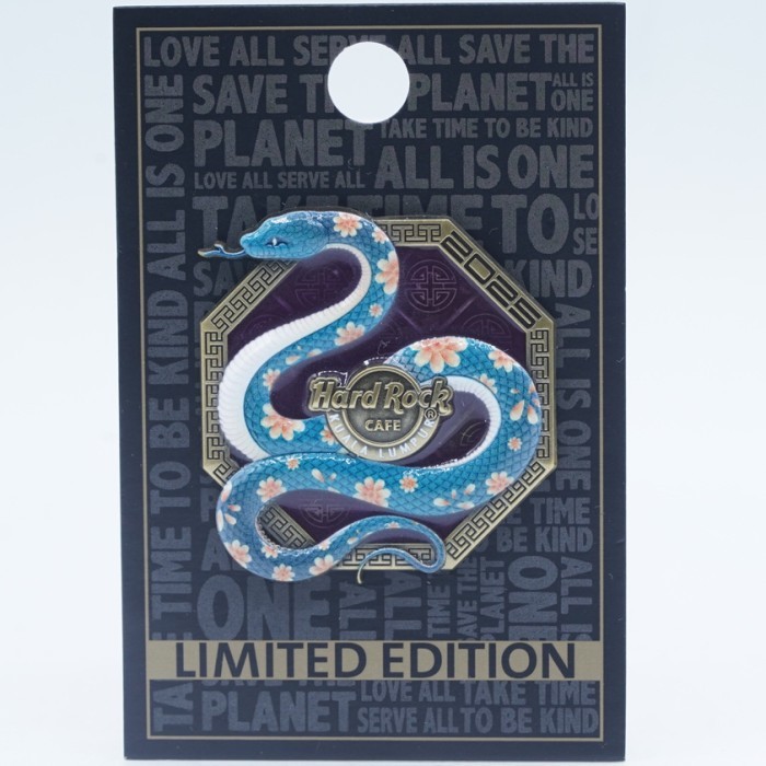 Hard Rock Cafe Pin Pins Kuala Lumpur Malaysia Year Snake Limited Edition Series Original Merchandise