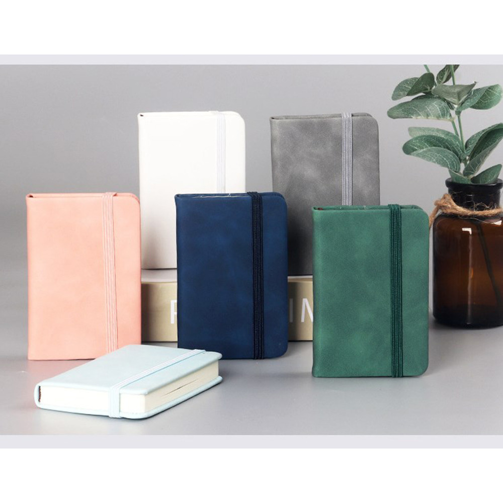 

A7 Mini Notebook PU Leather Portable Pocket Notepad Diary Planner Agenda Organizer Sketchbook Stationery Office School Supplies