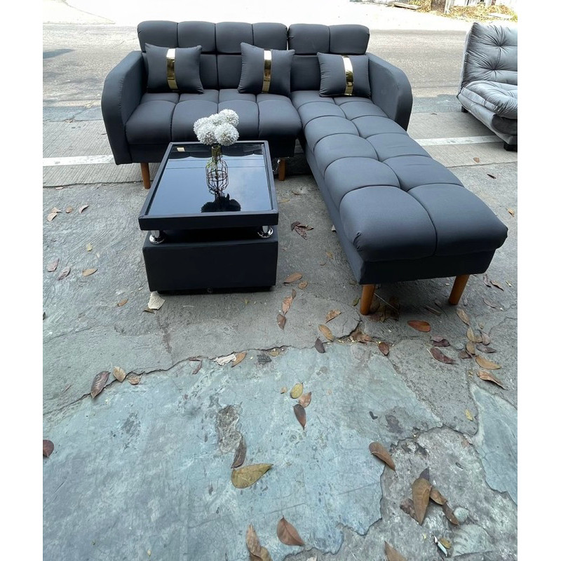 SOFA L SLONJOR / SOFA L TAMU / SOFA ESTETIK / SOFA AESTETHIC SOFA RUANG TAMU INTERIOR RUMAH GIGH QUA