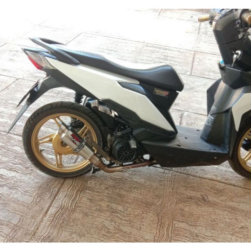 knalpot racing pro liner tr 1 short  vario 125 vario 150 new vario vario techno vario 110 cc
